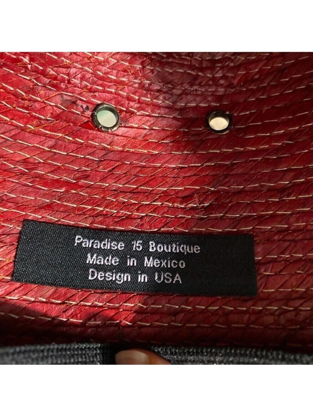 Paradise i5 Boutique Red Western Hat- (EUC) - Picture 8 of 8
